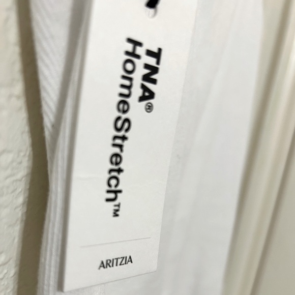 White Homestretch Squareneck Tank - Picture 4 of 4